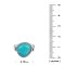 925 Sterling Silver Ring with Turquoise