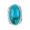 925 Sterling Silver Ring with Turquoise