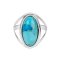 925 Sterling Silver Ring with Turquoise