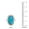 925 Sterling Silver Ring with Turquoise