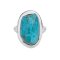 925 Sterling Silver Ring with Turquoise