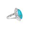 925 Sterling Silver Ring with Turquoise