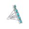 925 Sterling Silver Ring with Turquoise