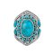 925 Sterling Silver Ring with Turquoise