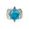 925 Sterling Silver Ring with Turquoise