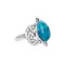 925 Sterling Silver Ring with Turquoise