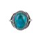 925 Sterling Silver Ring with Turquoise