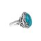 925 Sterling Silver Ring with Turquoise