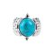 925 Sterling Silver Ring with Turquoise