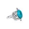 925 Sterling Silver Ring with Turquoise