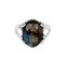 925 Sterling Silver Ring with Labradolite