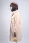 เช่าเสื้อโค้ทผู้หญิง รุ่น  Light Peach Swing Double Breasted Velvet Coat  905GCL409FACRM1