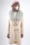 เช่าเสื้อโค้ทผู้หญิง รุ่น  Western White  Fur Fuax Straight Coat   905GCL404FACRS1