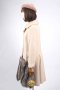 เช่าเสื้อโค้ทผู้หญิง รุ่น Fur Eburnean Swing Double Breasted Coat 906GCL456FACRM1