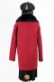 เช่าเสื้อโค้ทผู้หญิง รุ่น  Fox Fur collar Barn Red Coat   2006GCL726FARE1