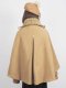 เช่าเสื้อโค้ทผู้หญิง รุ่น Fox Fur Collar  Pecan Brown Cape Coat	2009GCL841FABR1