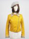*** Limited Editon  เช่าแจ็คเก็ตหนัง  Canary Faux Leather Jacket	 903GJP314FAYES1