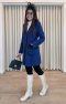 เช่าเสื้อโค้ทผู้หญิง รุ่น  Fox Fur Pocket Cobalt Coat  2006GCL724FABL1