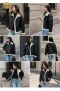 Black Sherpa-Lined Moto Jacket WINTERCLOTHFA0102