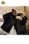 เช่าเสื้อกันหนาว รุ่น Black Oversized High Neck Puffer Jacket WINTERCLOTHFA0294