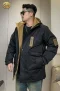 เช่าเสื้อกันหนาว รุ่น Plus Size Hooded Padded Parka Jacket WINTERCLOTHFA0115