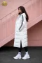 เช่าเสื้อโค้ทขนเป็ด White Long Down 600 Hooded Winter Coat WINTERCLOTHFA0184