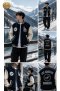 เช่าเสื้อแจ็กเกต Navy & Cream Los Angeles Dodgers Varsity Jacket WINTERCLOTHFA0112