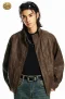 เช่าเสื้อกันหนาว รุ่น Furry Leather Jacket Maillard Brown  WINTERCLOTHFA0107 / WINTERCLOTHFA0299