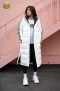 เช่าเสื้อโค้ทขนเป็ด White Long Down 600 Hooded Winter Coat WINTERCLOTHFA0184