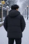 เช่าเสื้อกันMen’s Black Arctic Puffer Jacket WINTERCLOTHFA0123