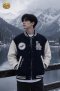 เช่าเสื้อแจ็กเกต Navy & Cream Los Angeles Dodgers Varsity Jacket WINTERCLOTHFA0112