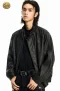 เช่าเสื้อกันหนาว รุ่น Furry Leather Jacket Maillard Black  WINTERCLOTHFA0108 / WINTERCLOTHFA0158