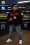 เช่าเสื้อแจ็กเก็ต Men’s Black & Red Baseball Varsity Jacket WINTERCLOTHFA0283
