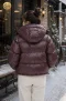 เช่าเสื้อกันหนาว รุ่น Chocolate Gloss Hooded Puffer Jacket WINTERCLOTHFA0105