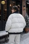 เช่าเสื้อกันหนาว รุ่น Denim Contrast Puffer Jacket WINTERCLOTHFA0121