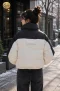 เช่าเสื้อกันหนาว รุ่น Arctic Contrast Hooded Puffer Jacket WINTERCLOTHFA0122