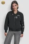 เช่าเสื้อกันหนาว รุ่น Black Logo Patch Bomber Jacket WINTERCLOTHFA0298