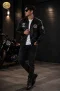 เช่าเสื้อกันหนาว รุ่นแจ็กเกตหนังบุขนด้านใน สีดำ Leather Jacket WINTERCLOTHFA0279