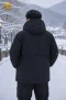 เช่าเสื้อกันหนาว Men's Black Hooded Winter Parka WINTERCLOTHFA0125