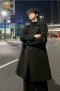 เช่าเสื้อกันหนาว รุ่น Japanese Style Wool Coat for Men,Winter Thickened Oversized Long Coat WINTERCLOTHFA0160 WINTERCLOTHFA0161