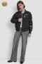 เช่าเสื้อกันหนาว รุ่น Black Logo Patch Bomber Jacket WINTERCLOTHFA0298