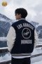 เช่าเสื้อแจ็กเกต Navy & Cream Los Angeles Dodgers Varsity Jacket WINTERCLOTHFA0112