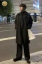 เช่าเสื้อกันหนาว รุ่น Japanese Style Wool Coat for Men,Winter Thickened Oversized Long Coat WINTERCLOTHFA0160 WINTERCLOTHFA0161