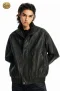 เช่าเสื้อกันหนาว รุ่น Furry Leather Jacket Maillard Black  WINTERCLOTHFA0108 / WINTERCLOTHFA0158