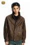 เช่าเสื้อกันหนาว รุ่น Furry Leather Jacket Maillard Brown  WINTERCLOTHFA0107 / WINTERCLOTHFA0299