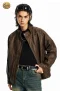 เช่าเสื้อกันหนาว รุ่น Furry Leather Jacket Maillard Brown  WINTERCLOTHFA0107 / WINTERCLOTHFA0299