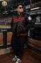 เช่าเสื้อแจ็กเก็ต Men’s Black & Red Baseball Varsity Jacket WINTERCLOTHFA0283