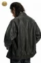 เช่าเสื้อกันหนาว รุ่น Furry Leather Jacket Maillard Black  WINTERCLOTHFA0108 / WINTERCLOTHFA0158