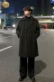เช่าเสื้อกันหนาว รุ่น Japanese Style Wool Coat for Men,Winter Thickened Oversized Long Coat WINTERCLOTHFA0160 WINTERCLOTHFA0161