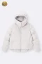 เช่าเสื้อกันหนาว รุ่น Light Beige Hooded Puffer Jacket WINTERCLOTHFA0285 / WINTERCLOTHFA0286